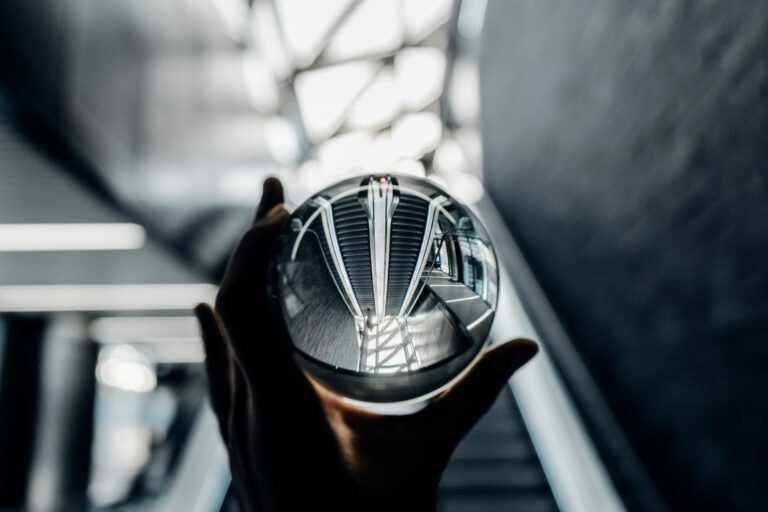 A crystal ball used as a metaphor for understanding customer desires and behavioural patterns before they become visible.